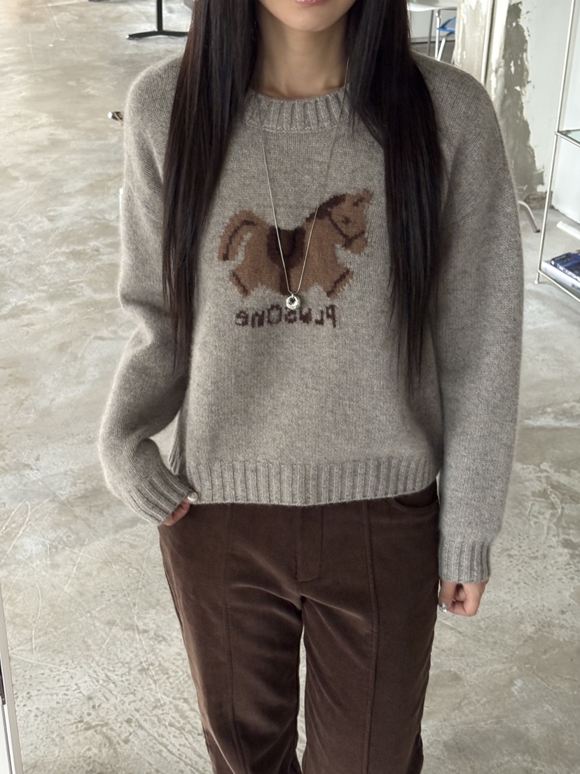 Verbena東大門㊣實拍女士新款25秋冬真品熱賣休閑推薦針織衫Verbena針織衫