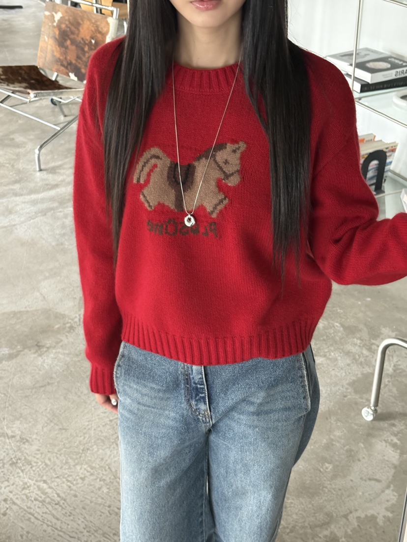 Verbena東大門㊣實拍女士新款25秋冬真品熱賣休閑推薦針織衫Verbena針織衫