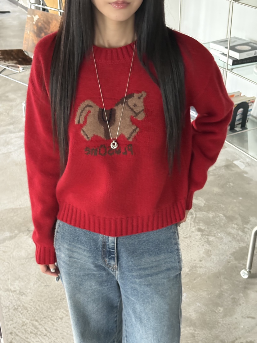 Verbena東大門㊣實拍女士新款25秋冬真品熱賣休閑推薦針織衫Verbena針織衫