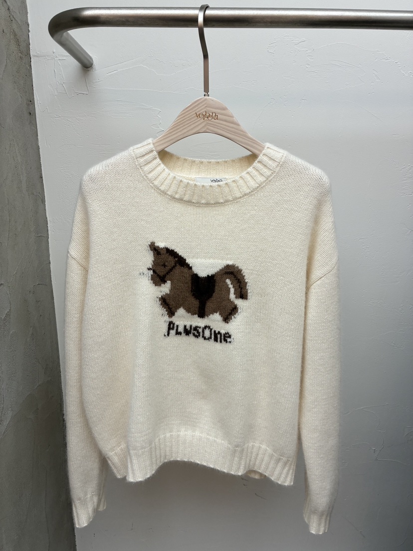 Verbena東大門㊣實拍女士新款25秋冬真品熱賣休閑推薦針織衫Verbena針織衫圖色1