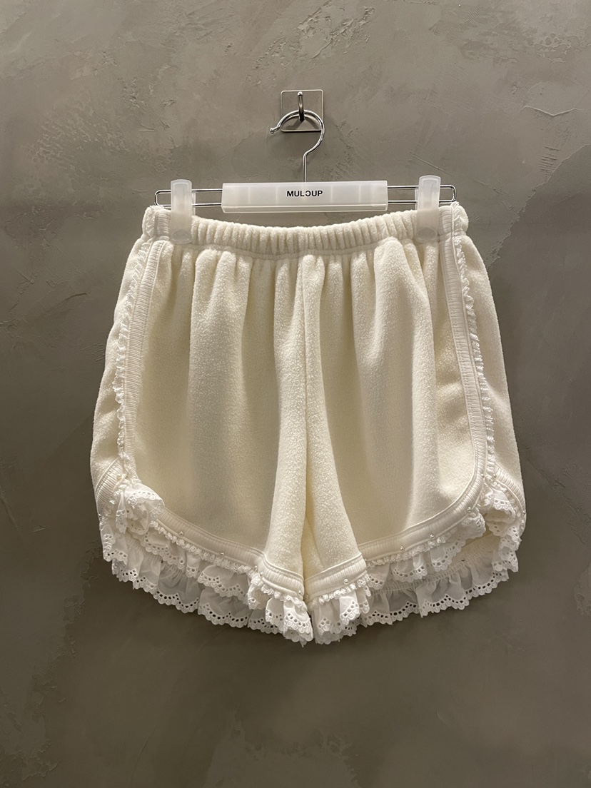 MULCUP韓國直郵㊣女裝新品人氣職業推薦真品時尚25秋冬短褲毛絨MULCUP短褲圖色1