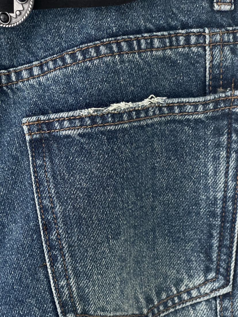 JOURNEY韓國代購㊣女裝新品職業25秋冬真品牛仔褲含腰帶寬松JOURNEY牛仔褲