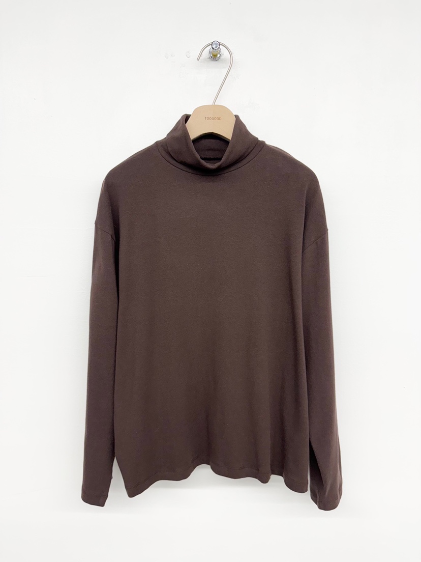TOOGOOD韓國直郵㊣女裝新品職業休閑熱賣25秋冬長袖T恤高領雙層TOOGOOD長袖T恤圖色3