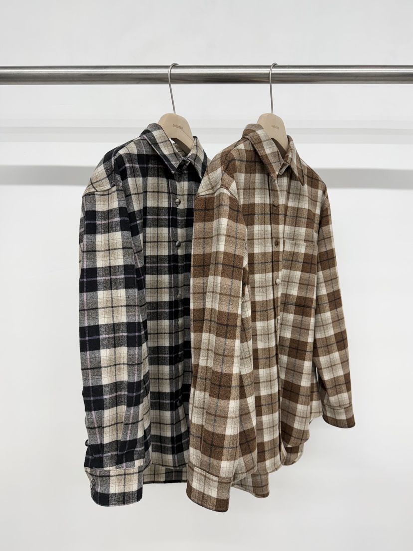 TOOGOOD韓國代購㊣女裝新款熱賣人氣25秋冬職業襯衫蕾絲衫格子TOOGOOD襯衫/蕾絲衫