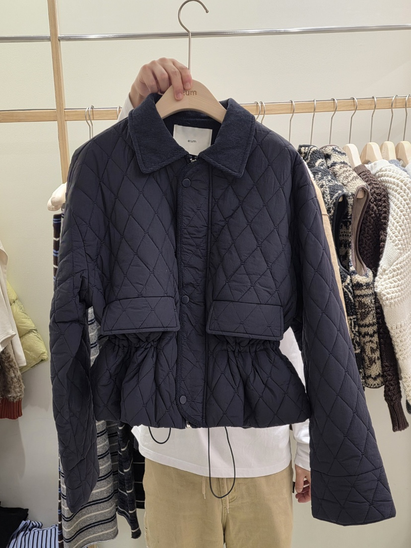 EUM東大門㊣直郵女裝新品時尚真品人氣熱賣25秋冬休閑短款棉服EUM短款棉服圖色2