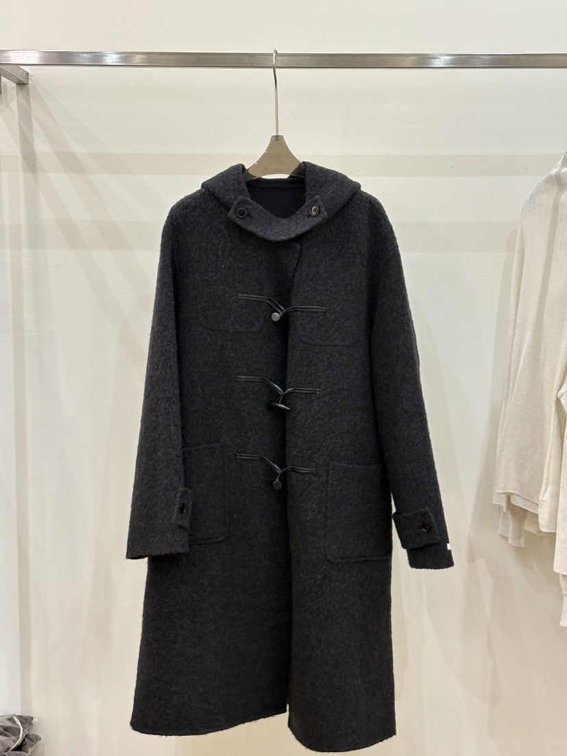 CICI韓國代購㊣女士新品職業25秋冬熱賣真品推薦中長款大衣Ci Ci中長款大衣圖色2