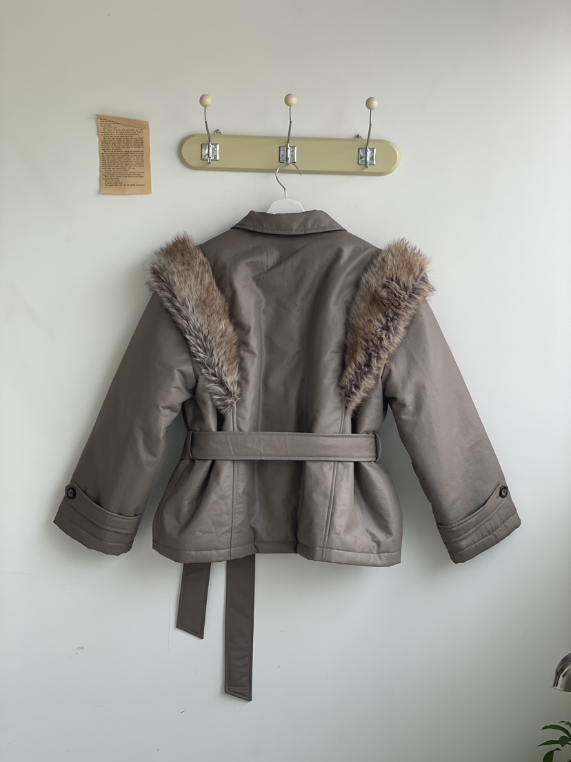 JOURNEY東大門㊣代購女裝新品推薦真品時尚人氣夾克含腰帶羊毛JOURNEY夾克