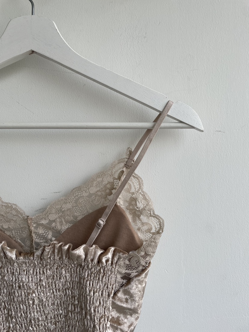 JOURNEY韓國直郵㊣女裝新品25秋冬時尚人氣熱賣吊帶背心天鵝絨JOURNEY吊帶/背心