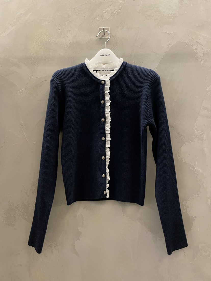 MULCUP韓國直郵㊣女裝新款休閑25秋冬熱賣人氣職業針織衫開衫MULCUP針織衫圖色2