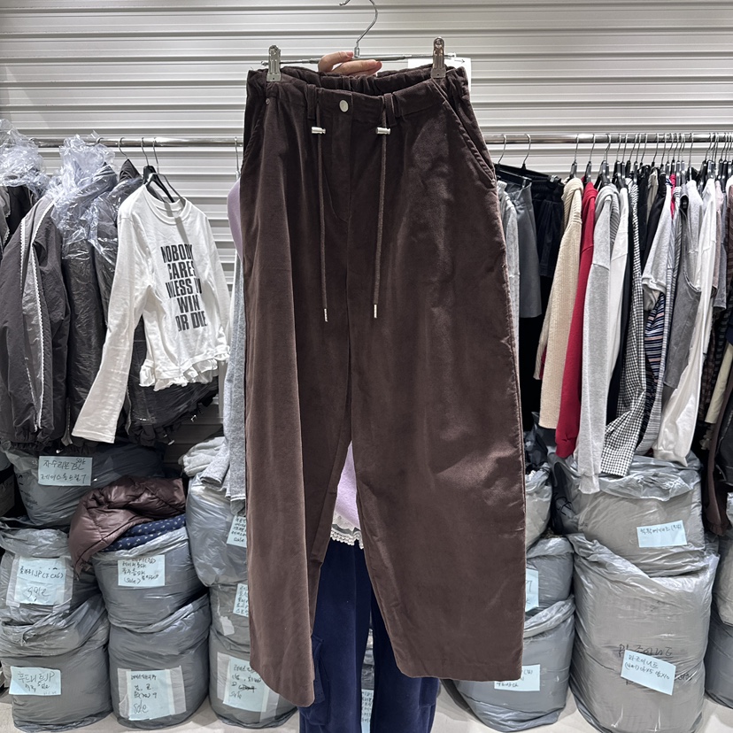 BRICKLANE東大門㊣直郵女裝新款真品職業休閑25秋冬熱賣休閑褲BRICKLANE休閑褲圖色1