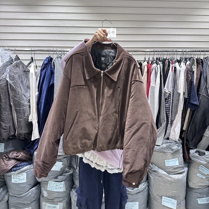 BRICKLANE東大門㊣實拍女士新品熱賣時尚25秋冬真品休閑夾克BRICKLANE夾克圖色1