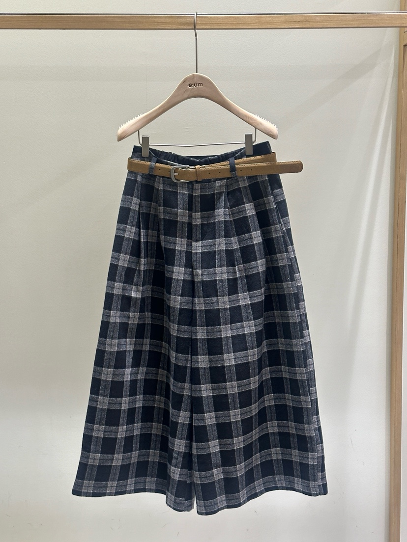 EUM東大門㊣直郵女裝新款時尚職業熱賣25秋冬推薦休閑褲含腰帶EUM休閑褲圖色1