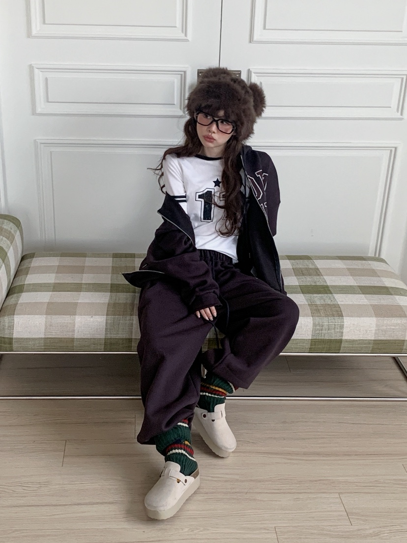 JKICHI東大門㊣代購女士新款真品推薦25秋冬時尚休閑褲加絨JKICHI休閑褲