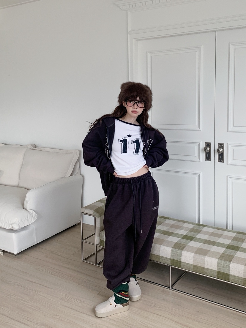 JKICHI東大門㊣代購女士新款真品推薦25秋冬時尚休閑褲加絨JKICHI休閑褲圖色2