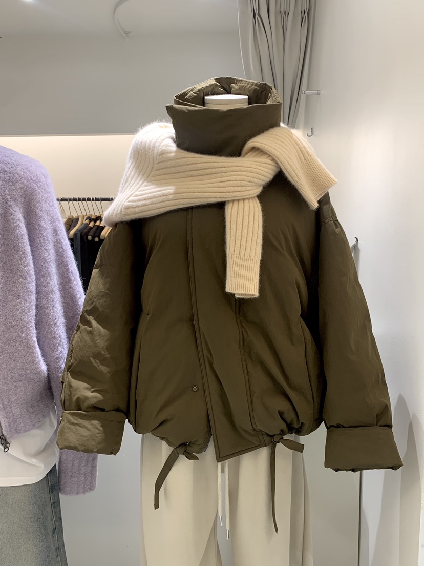 OBSESS東大門㊣直郵女士新品人氣熱賣真品短款羽絨服不含圍巾OBSESS/EARLY BIRD短款羽絨服圖色3