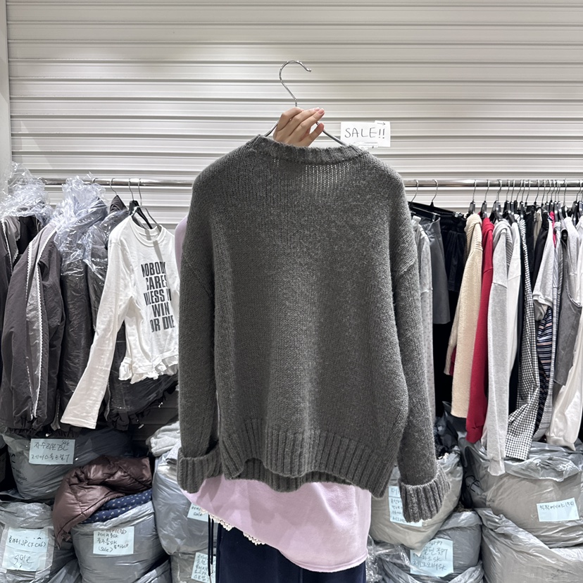 BRICKLANE東大門㊣代購女士新款休閑時尚推薦25秋冬針織衫雙排扣BRICKLANE針織衫