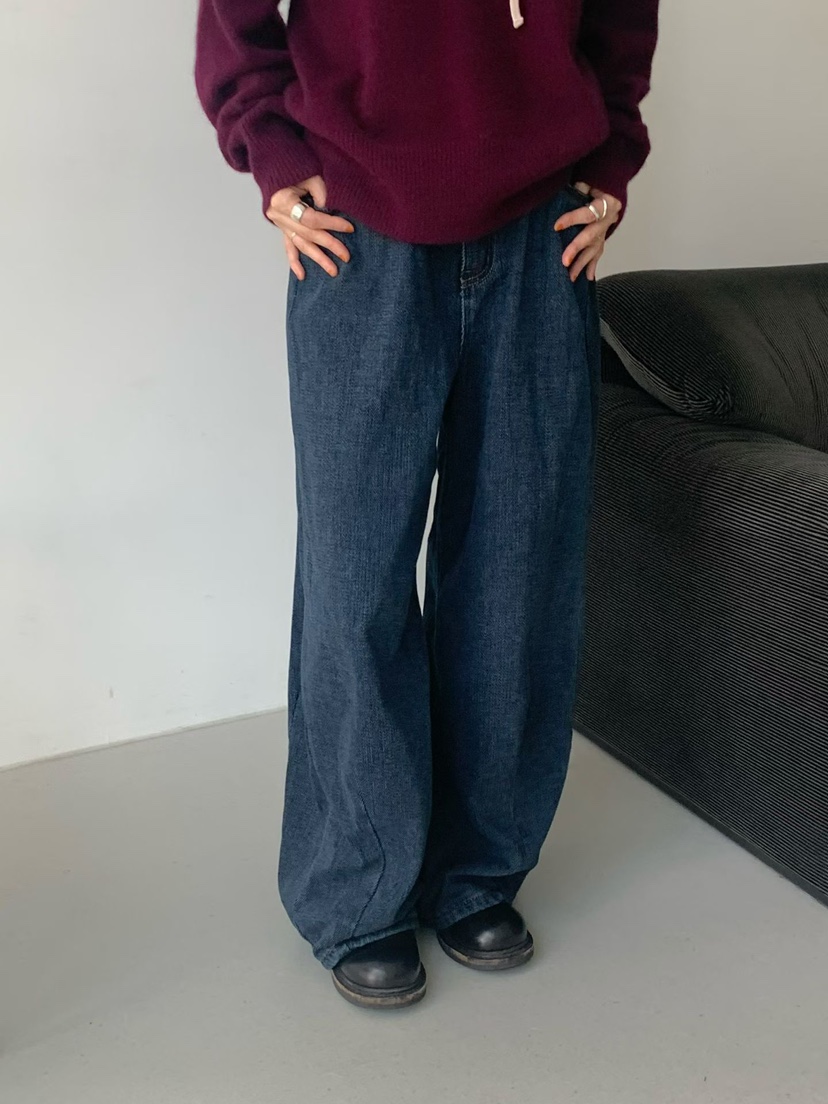 TAF東大門㊣直郵女裝新品職業真品25秋冬時尚熱賣推薦牛仔褲TAF牛仔褲