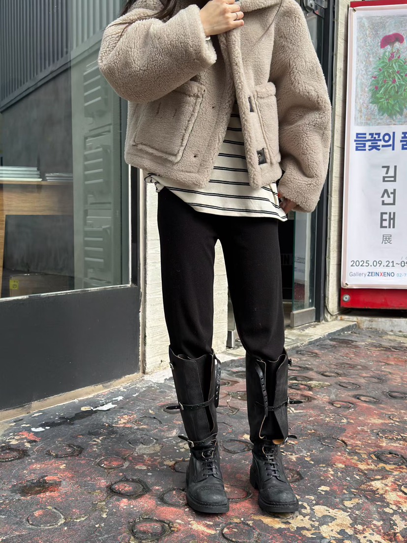 TAF東大門㊣直郵女士新品職業人氣熱賣真品休閑褲緊身褲開衩TAF休閑褲