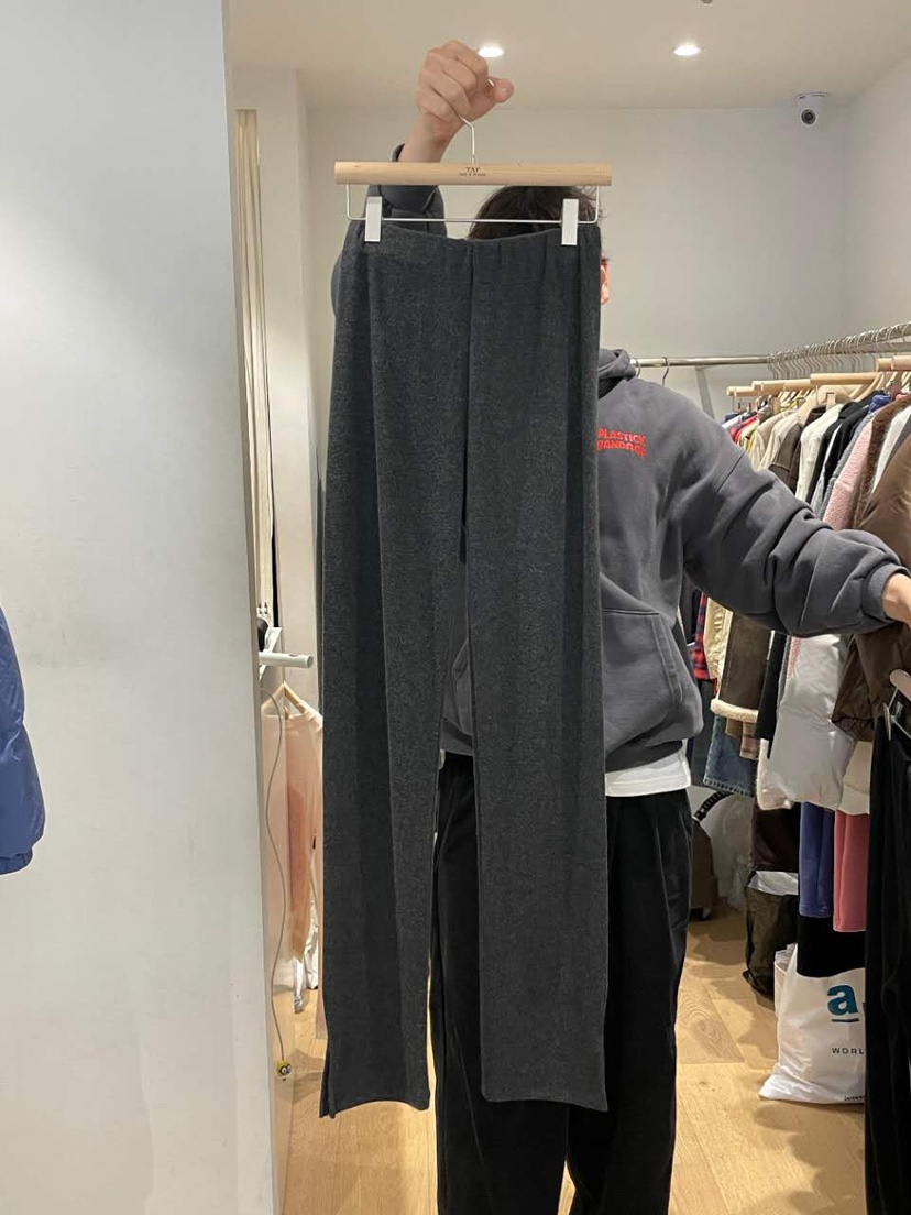 TAF東大門㊣直郵女士新品職業人氣熱賣真品休閑褲緊身褲開衩TAF休閑褲圖色1