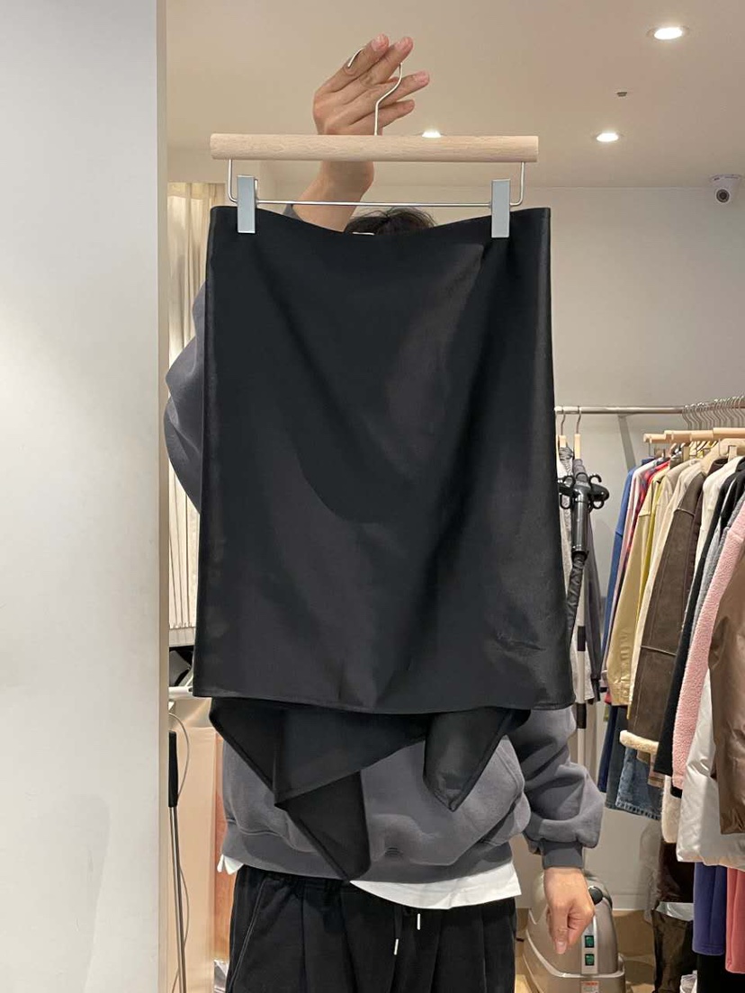 TAF東大門㊣代購女士新款真品時尚休閑人氣半身裙中短裙緞面TAF半身裙/中短裙