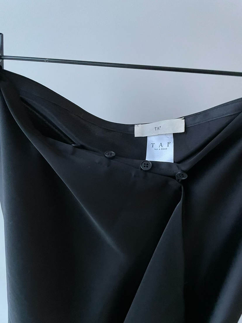 TAF東大門㊣代購女士新款真品時尚休閑人氣半身裙中短裙緞面TAF半身裙/中短裙