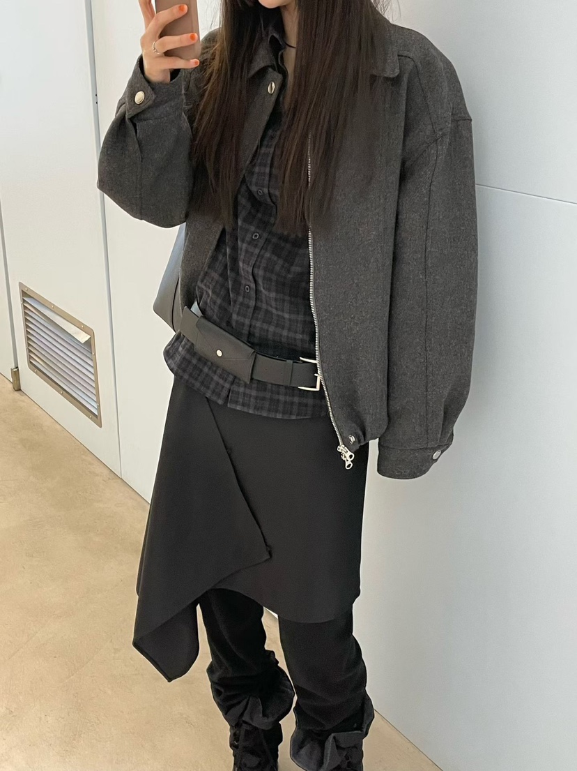 TAF東大門㊣代購女士新款真品時尚休閑人氣半身裙中短裙緞面TAF半身裙/中短裙