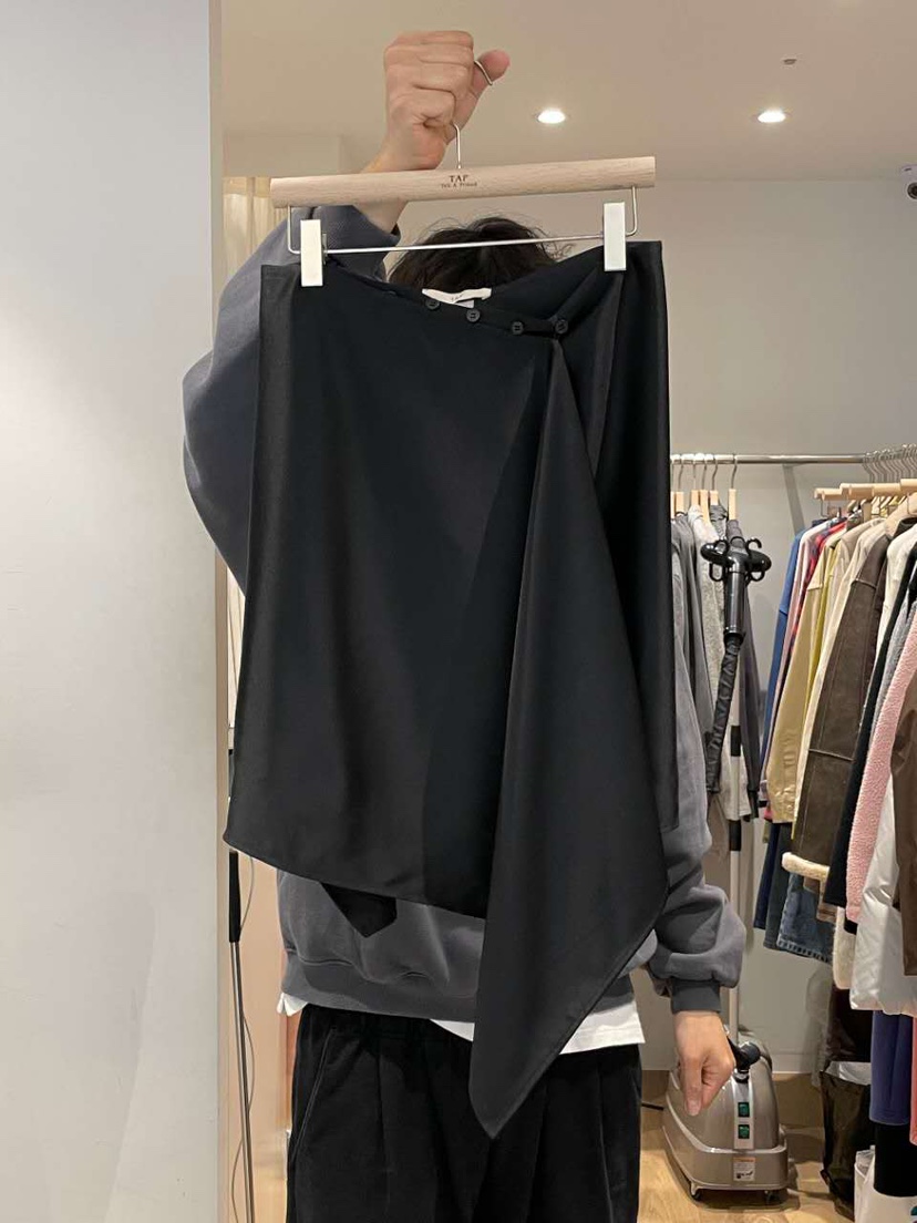 TAF東大門㊣代購女士新款真品時尚休閑人氣半身裙中短裙緞面TAF半身裙/中短裙圖色1