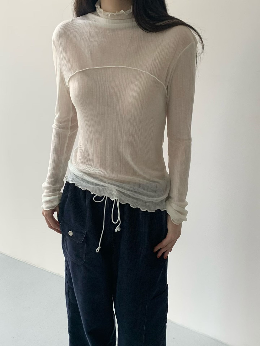 TAF韓國直郵㊣女裝新款推薦休閑真品時尚人氣熱賣25秋冬長袖T恤TAF長袖T恤