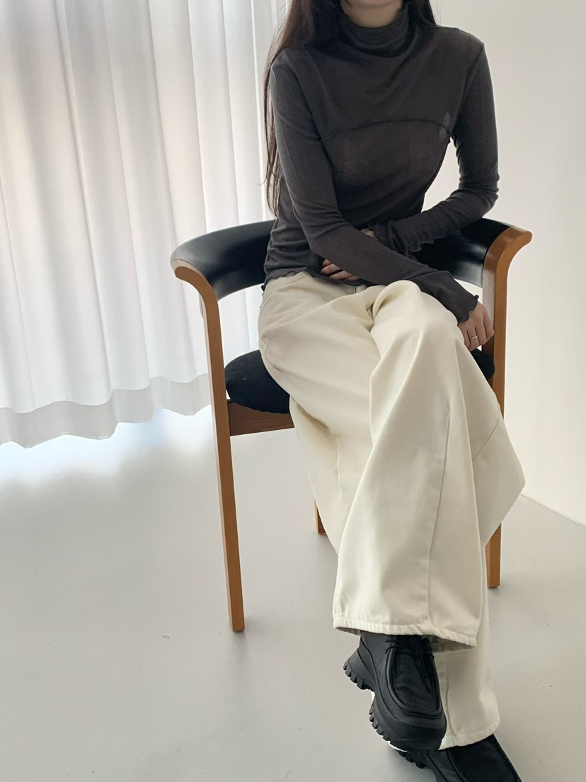 TAF韓國直郵㊣女裝新款推薦休閑真品時尚人氣熱賣25秋冬長袖T恤TAF長袖T恤