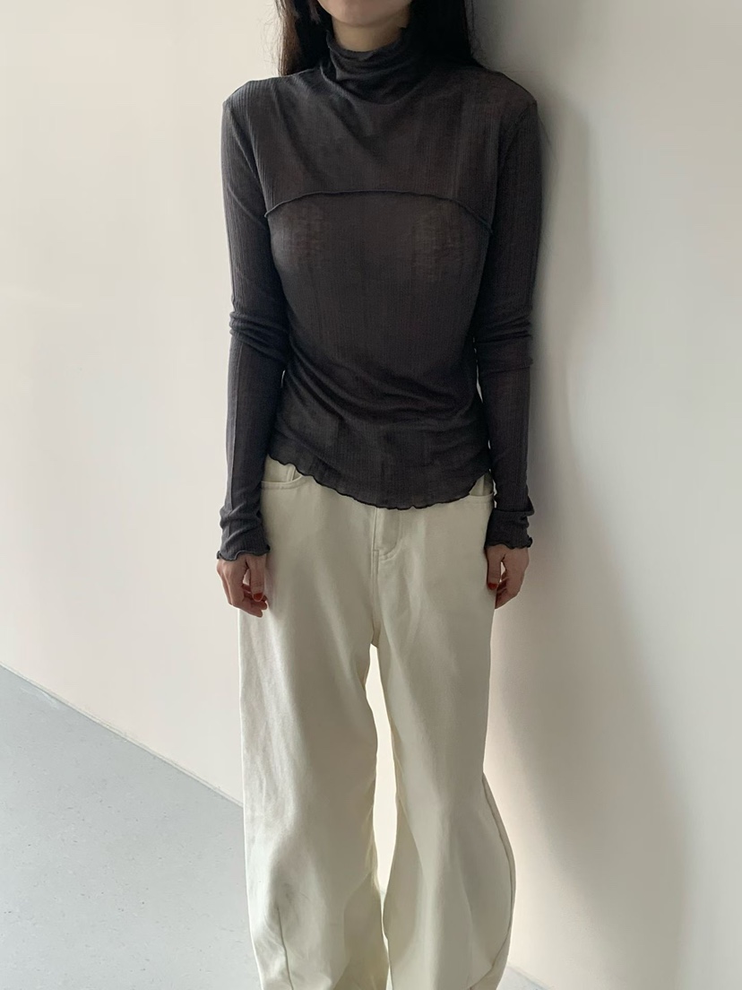 TAF韓國直郵㊣女裝新款推薦休閑真品時尚人氣熱賣25秋冬長袖T恤TAF長袖T恤