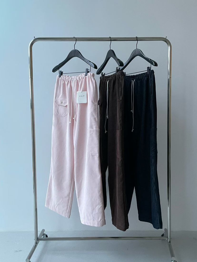 TAF東大門㊣實拍女士新款真品職業休閑人氣25秋冬休閑褲燈芯絨TAF休閑褲