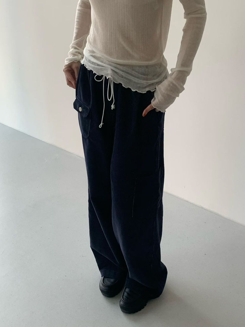 TAF東大門㊣實拍女士新款真品職業休閑人氣25秋冬休閑褲燈芯絨TAF休閑褲