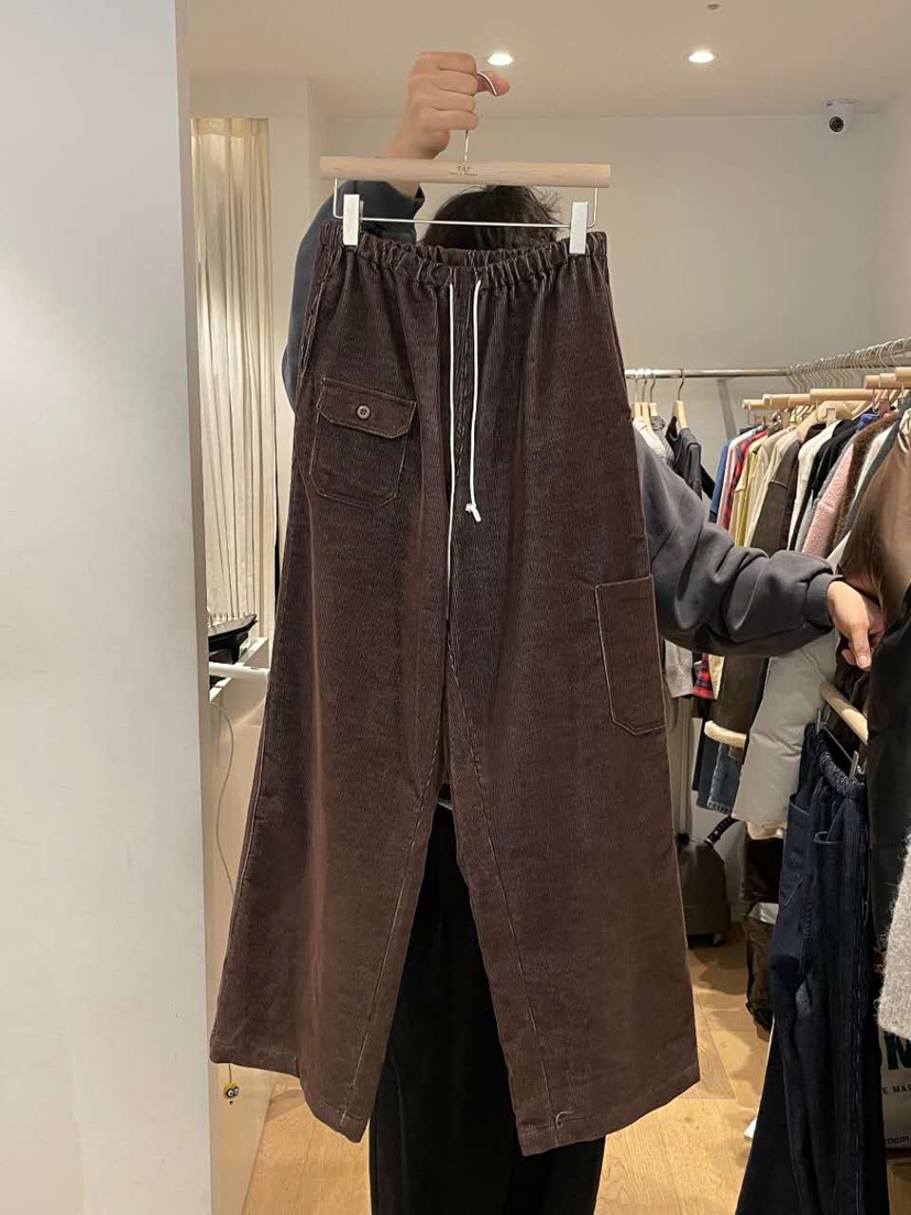 TAF東大門㊣實拍女士新款真品職業休閑人氣25秋冬休閑褲燈芯絨TAF休閑褲圖色2