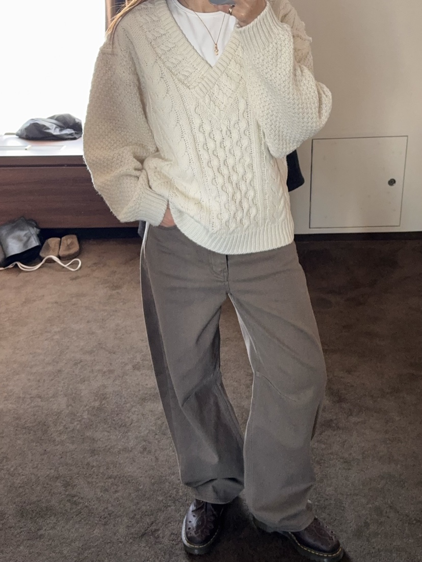 THE ABLE東大門㊣代購女裝新款25秋冬人氣職業真品毛衣手工THE ABLE/TA毛衣