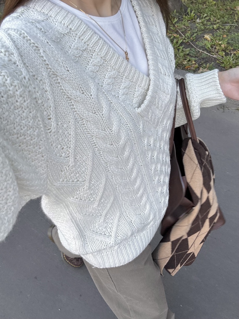 THE ABLE東大門㊣代購女裝新款25秋冬人氣職業真品毛衣手工THE ABLE/TA毛衣