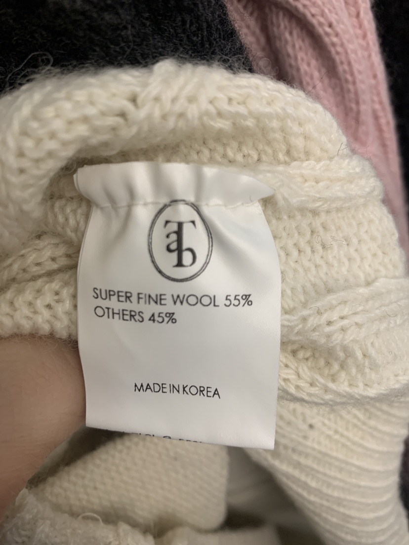 THE ABLE東大門㊣代購女裝新款25秋冬人氣職業真品毛衣手工THE ABLE/TA毛衣