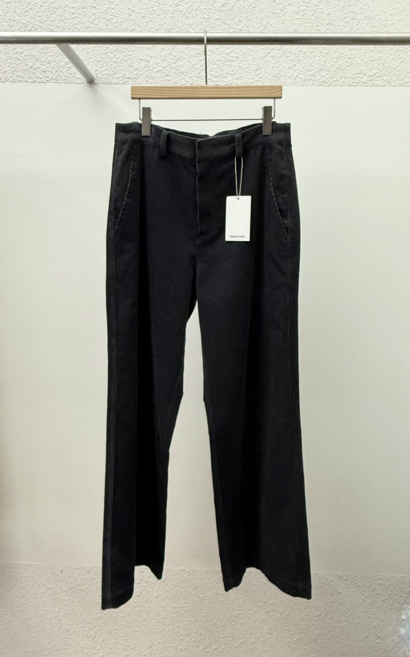 ROMANTICIZE韓國代購㊣女士新款真品時尚推薦休閑褲燈芯絨寬松ROMANTICIZE休閑褲圖色2