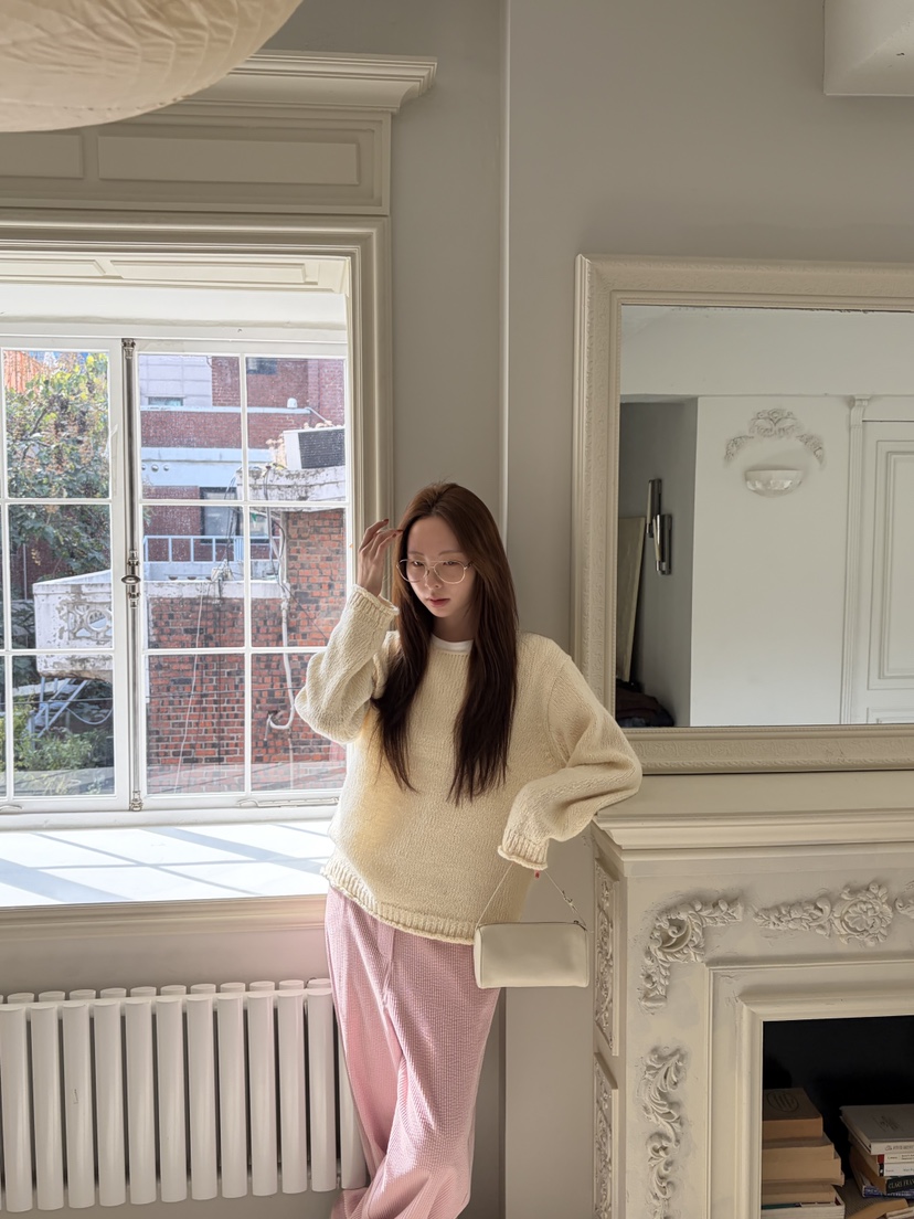 THE ABLE東大門㊣直郵女裝新品人氣25秋冬真品針織衫羊毛船領THE ABLE/TA針織衫