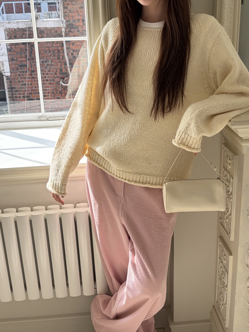 THE ABLE東大門㊣直郵女裝新品人氣25秋冬真品針織衫羊毛船領THE ABLE/TA針織衫