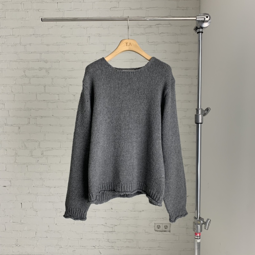 THE ABLE東大門㊣直郵女裝新品人氣25秋冬真品針織衫羊毛船領THE ABLE/TA針織衫圖色2