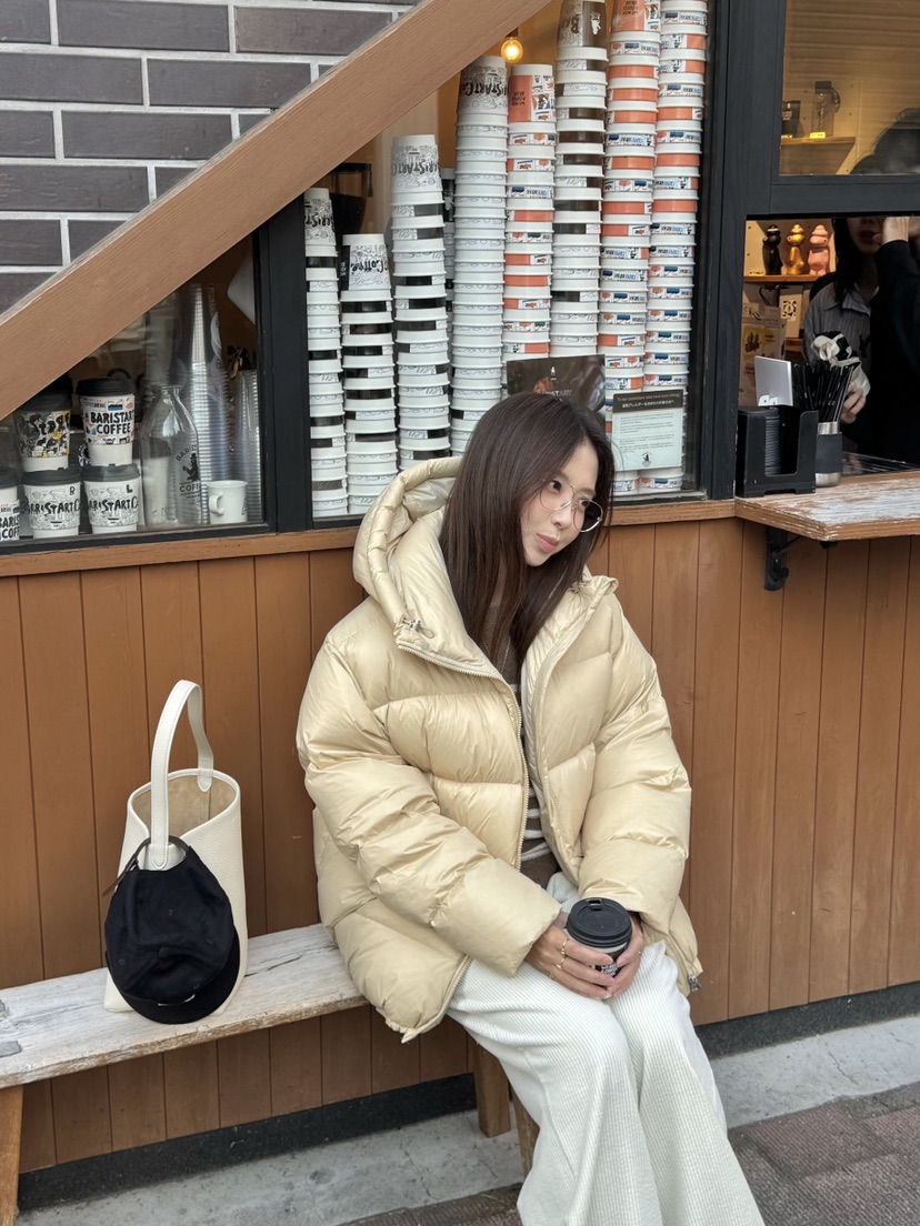 THE ABLE東大門㊣代購女裝新品熱賣推薦人氣短款羽絨服口袋THE ABLE/TA短款羽絨服