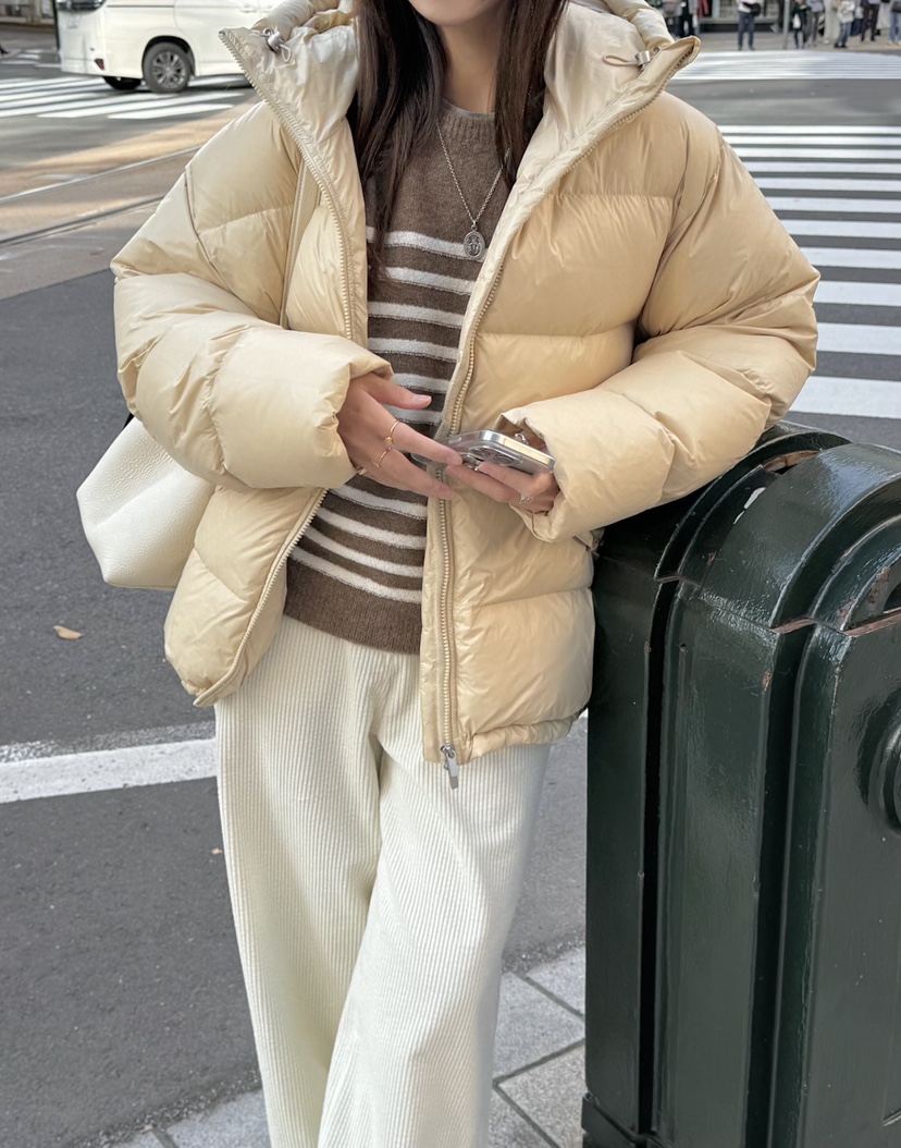 THE ABLE東大門㊣代購女裝新品熱賣推薦人氣短款羽絨服口袋THE ABLE/TA短款羽絨服