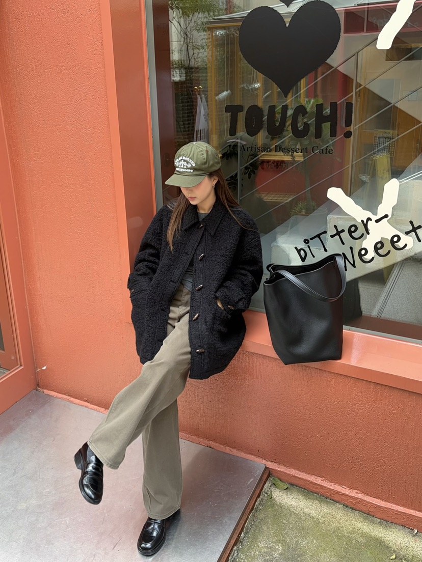 THE ABLE東大門㊣直郵女裝新款休閑熱賣真品短款大衣羊駝毛THE ABLE/TA短款大衣