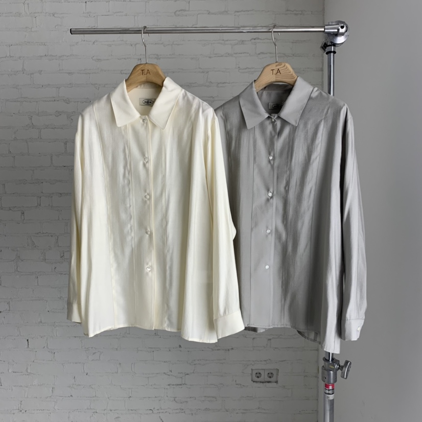 THE ABLE韓國代購㊣女裝新款25秋冬時尚熱賣休閑襯衫蕾絲衫THE ABLE/TA襯衫/蕾絲衫