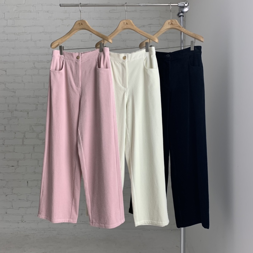 THE ABLE東大門㊣代購女裝新款職業休閑真品推薦休閑褲條紋THE ABLE/TA休閑褲