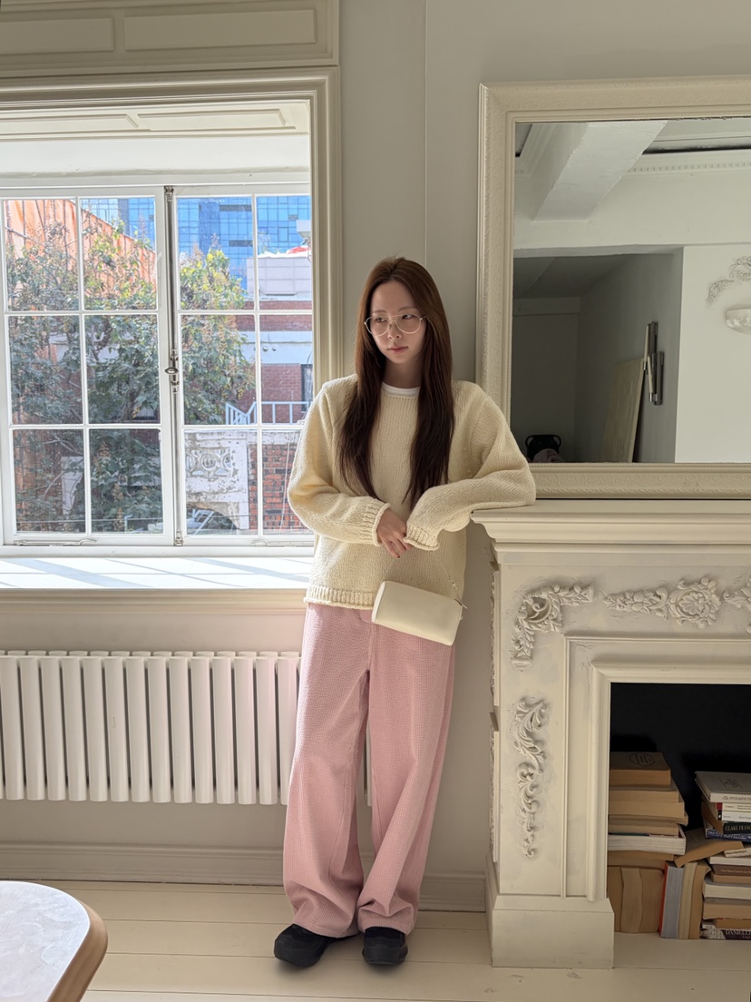 THE ABLE東大門㊣代購女裝新款職業休閑真品推薦休閑褲條紋THE ABLE/TA休閑褲