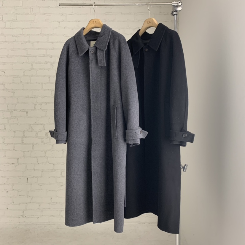 THE ABLE東大門㊣實拍女士新款熱賣人氣休閑中長款大衣含腰帶THE ABLE/TA中長款大衣