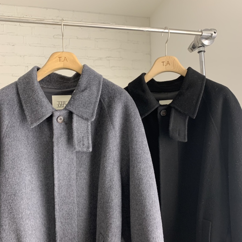 THE ABLE東大門㊣實拍女士新款熱賣人氣休閑中長款大衣含腰帶THE ABLE/TA中長款大衣