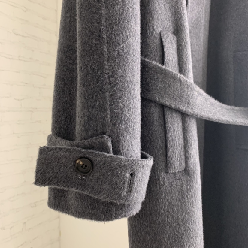 THE ABLE東大門㊣實拍女士新款熱賣人氣休閑中長款大衣含腰帶THE ABLE/TA中長款大衣