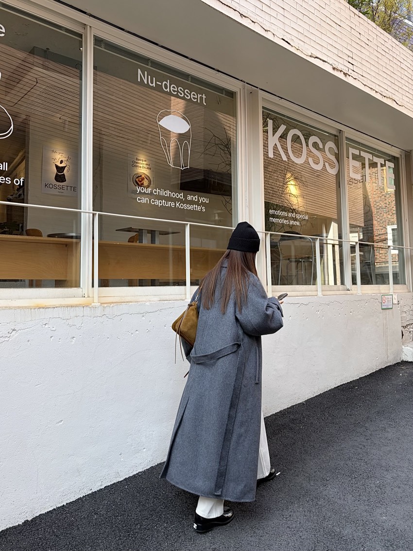 THE ABLE東大門㊣實拍女士新款熱賣人氣休閑中長款大衣含腰帶THE ABLE/TA中長款大衣